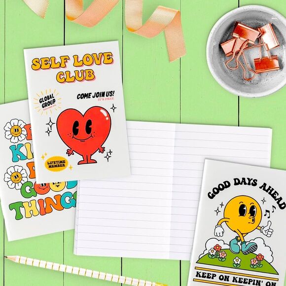 SALE Retro Vintage 50’s Style Cartoon Lined Notebook - Picture 3 of 6